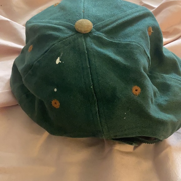 Workwear cap with faux brushed leather brim - Picture 3 of 4